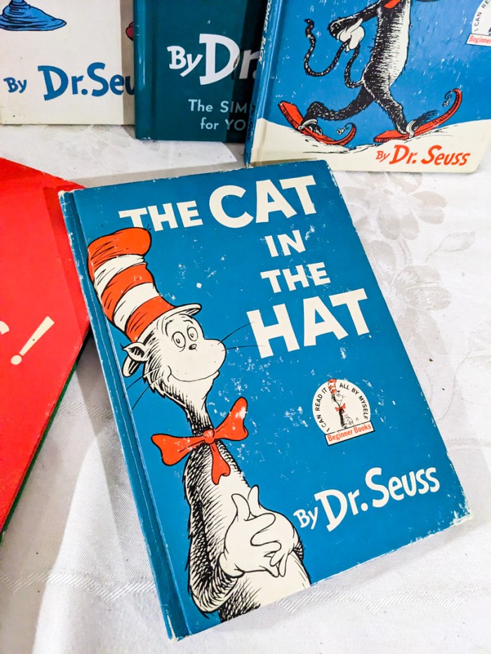 353. (7) Dr. Seuss Books + Ornament - Image 4