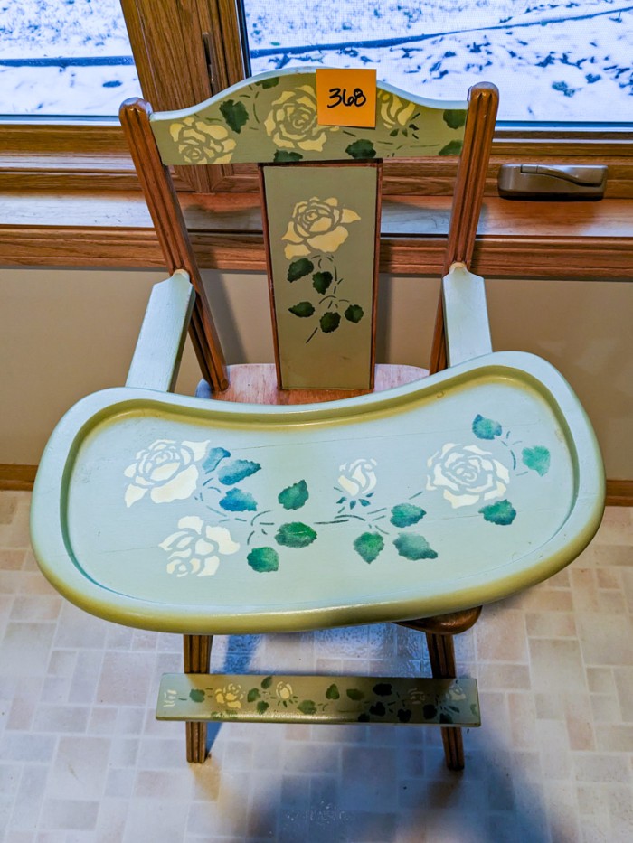 368. Painted High Chair - Image 2