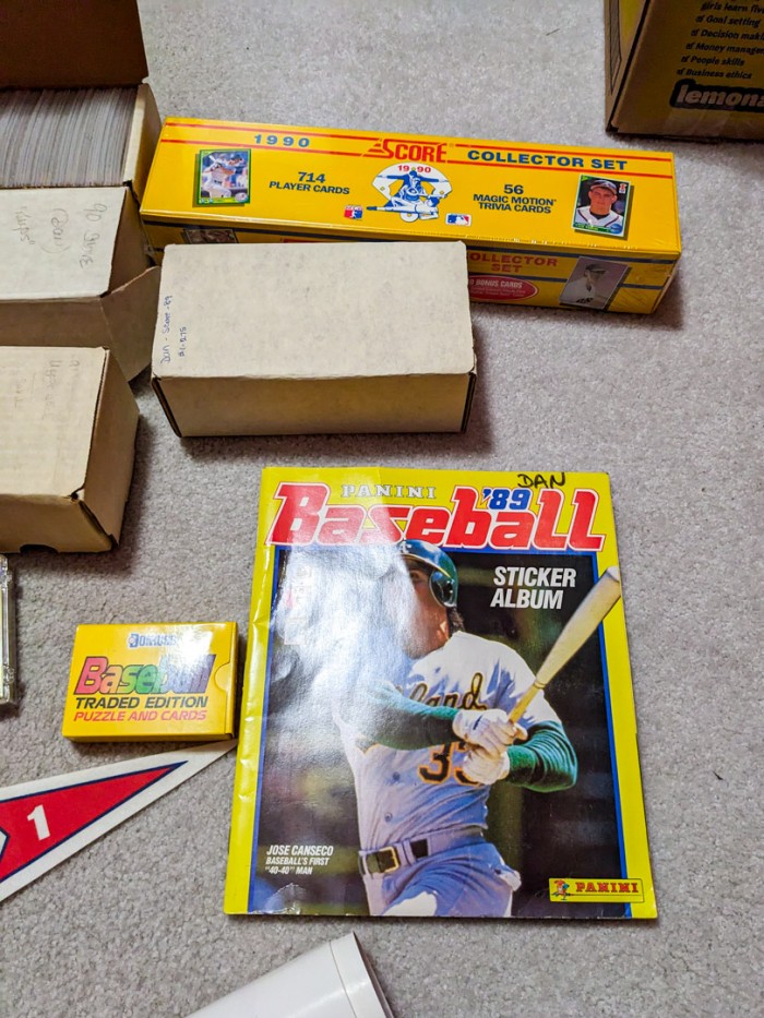 381. Baseball Cards, Pennant, Books + Puzzle - Image 13