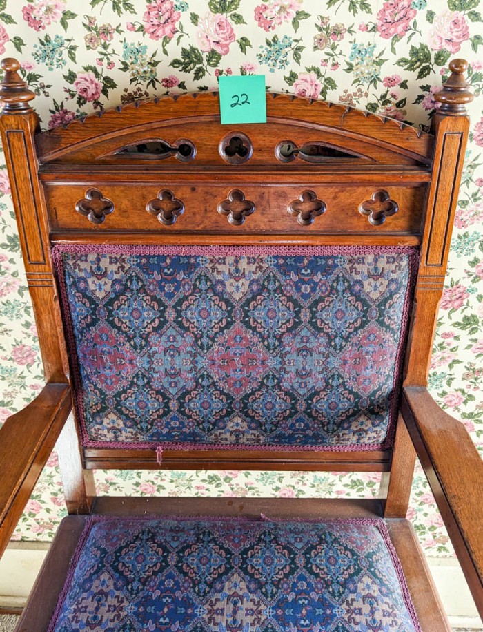 22. Antique Armchair - Image 7