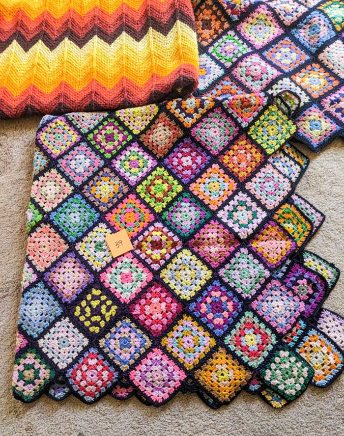 39. (3) Crochet Blankets - Image 2