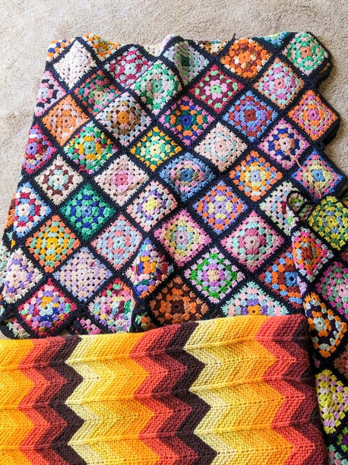 39. (3) Crochet Blankets - Image 5