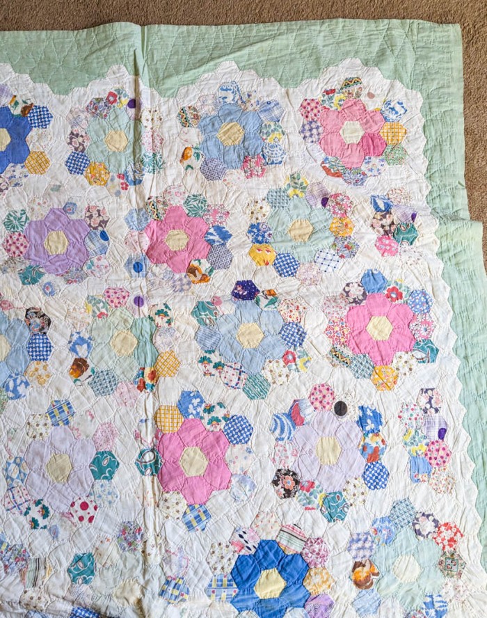 42. Vintage Quilt - Image 2