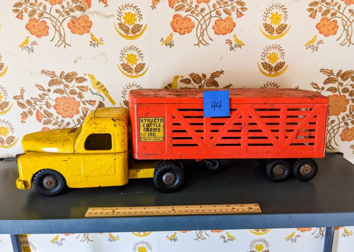 44. Vintage Structo Cattle Truck