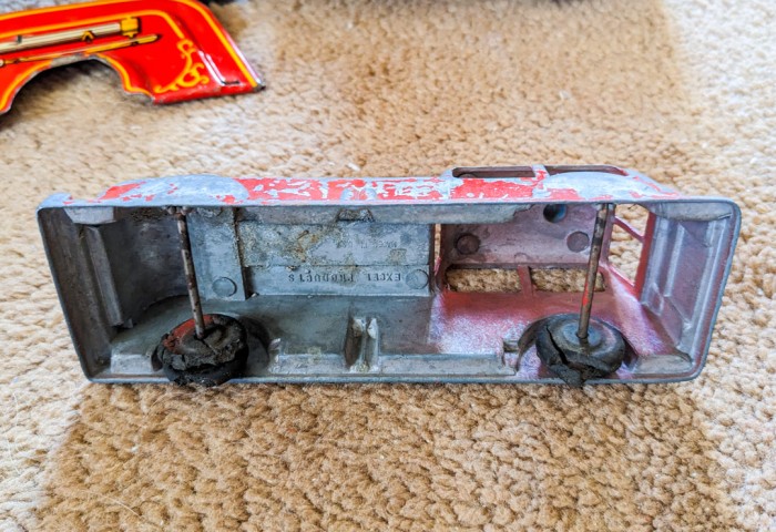 45. (4) Vintage Metal Fire Trucks - Image 5