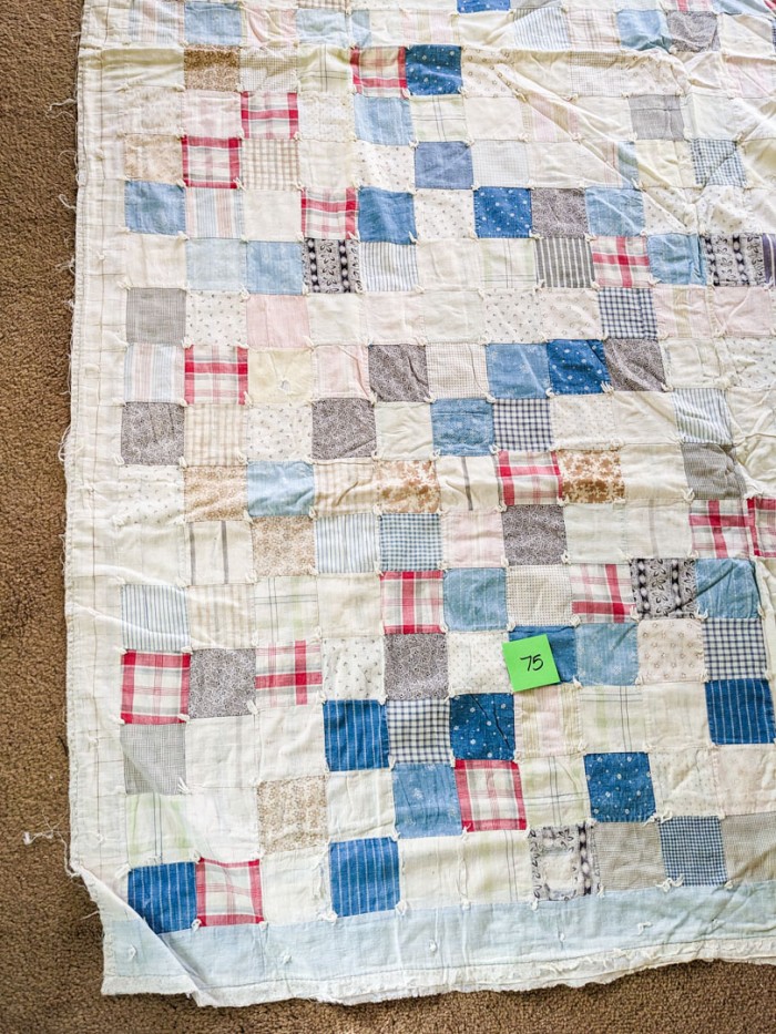 75. Vintage Cutter Quilt - Image 2