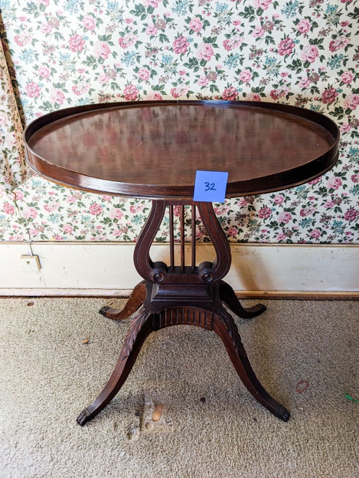 32. Oval Side Table