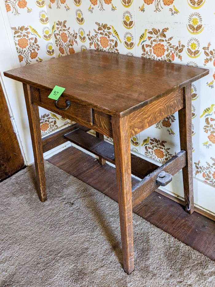 37. Antique Desk - Image 6