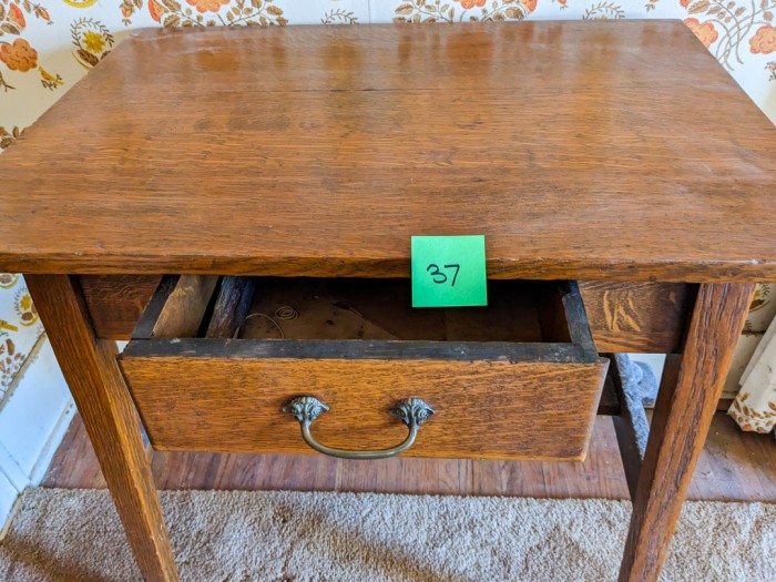 37. Antique Desk - Image 5