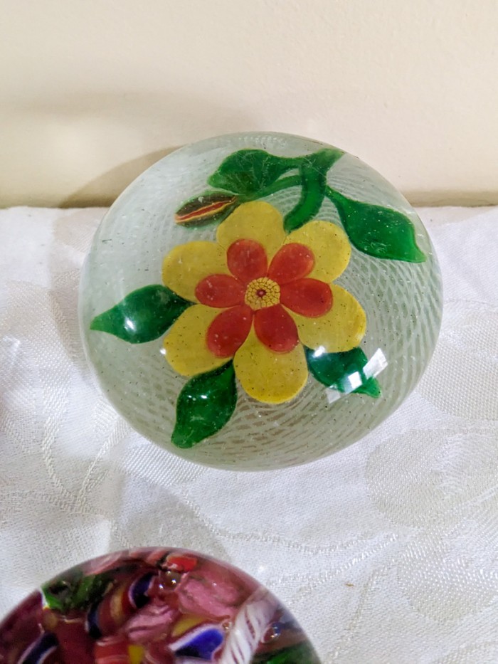 316. (3) Art Glass Paperweights - Image 4