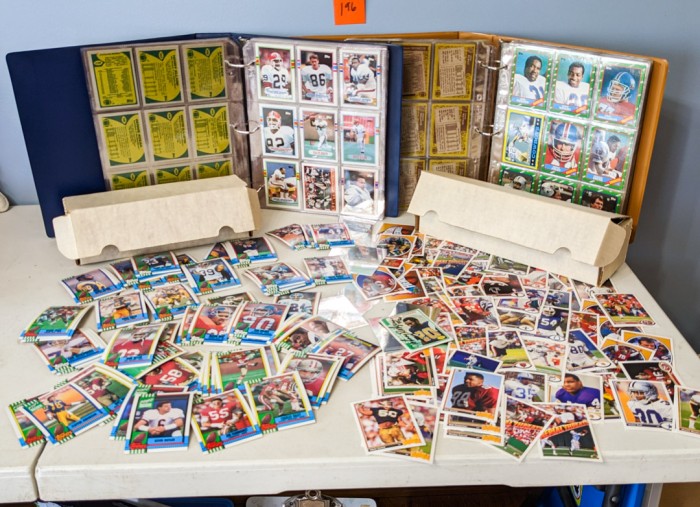 196. Football Cards, Books + Johnny Rodgers Card (signed)