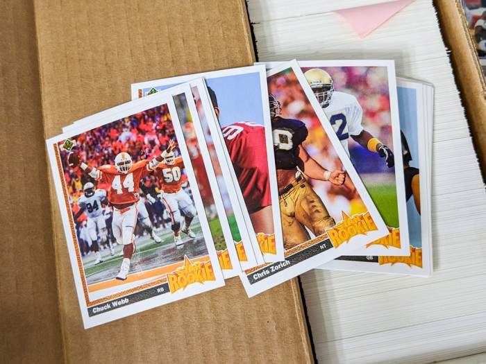 196. Football Cards, Books + Johnny Rodgers Card (signed) - Image 7