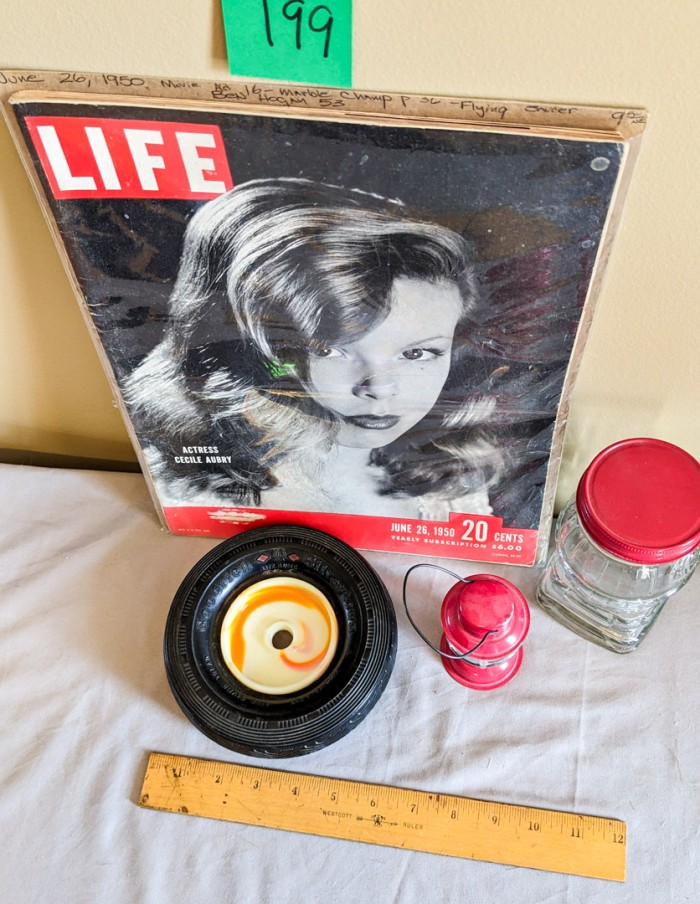 199. Life Magazine, Ashtray + (2) Jars - Image 3