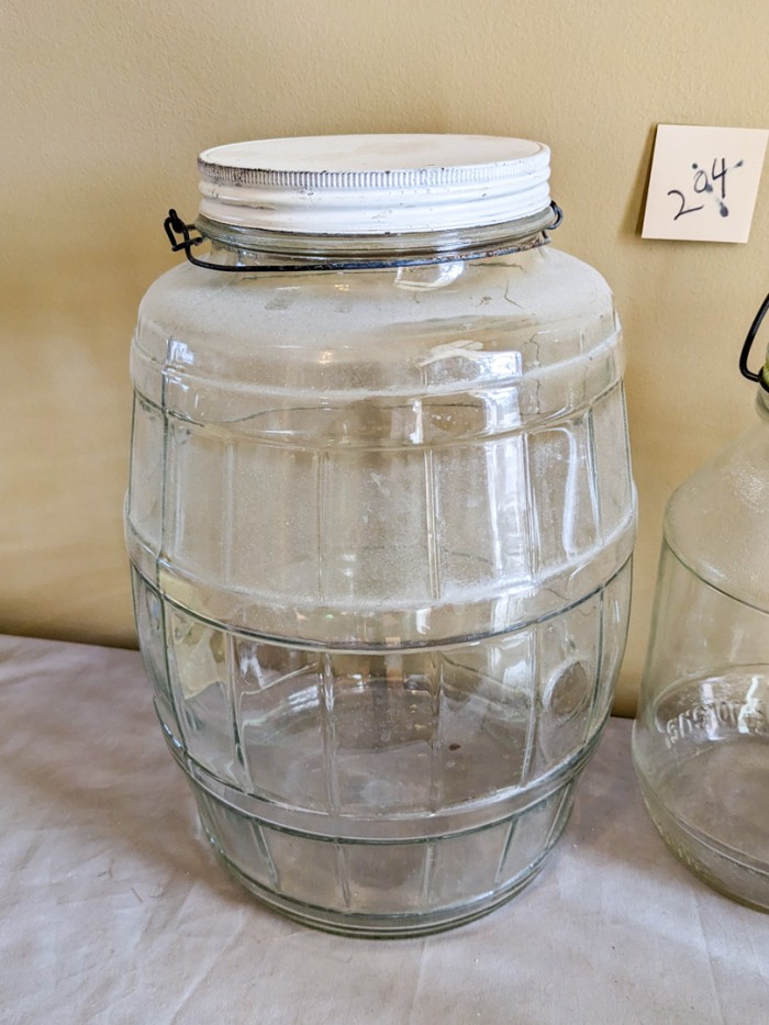 204. (3) Lg. Vintage Jars - Image 4