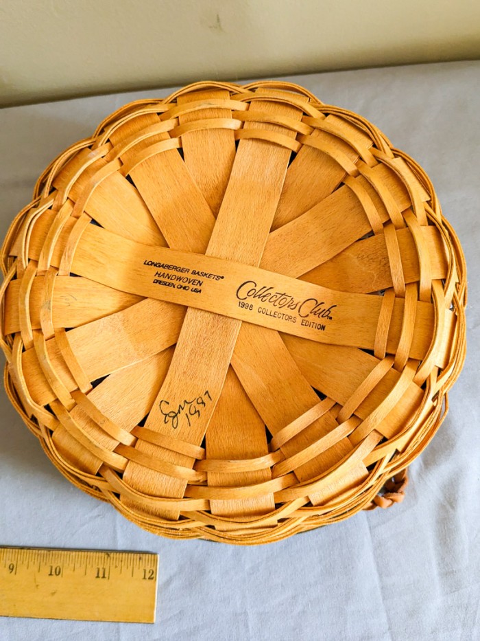 217. (2) Longaberger Baskets - Image 5