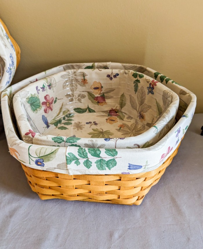 218. (3) Longaberger Baskets - Image 2