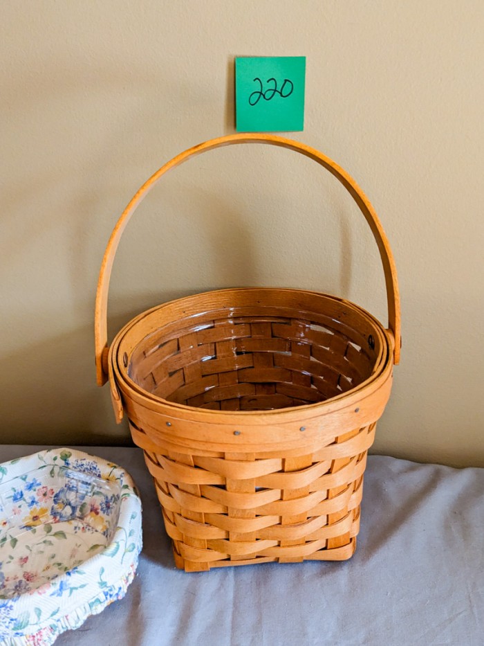 220. (2) Longaberger Baskets - Image 2