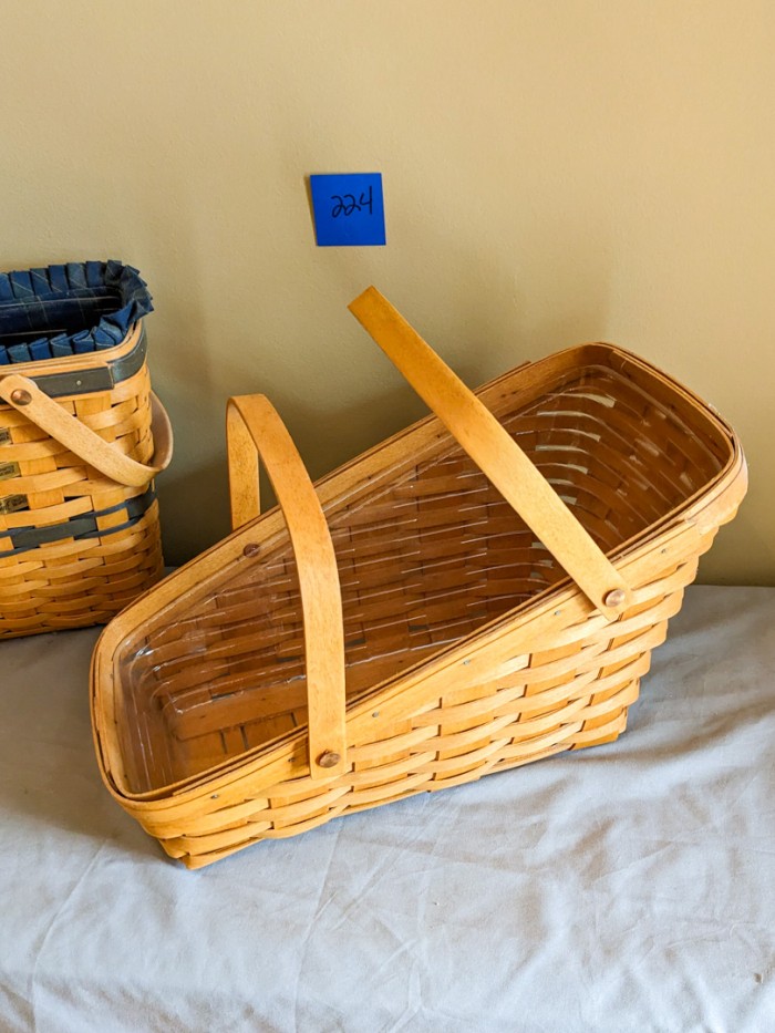 224. (2) Longaberger Baskets - Image 4