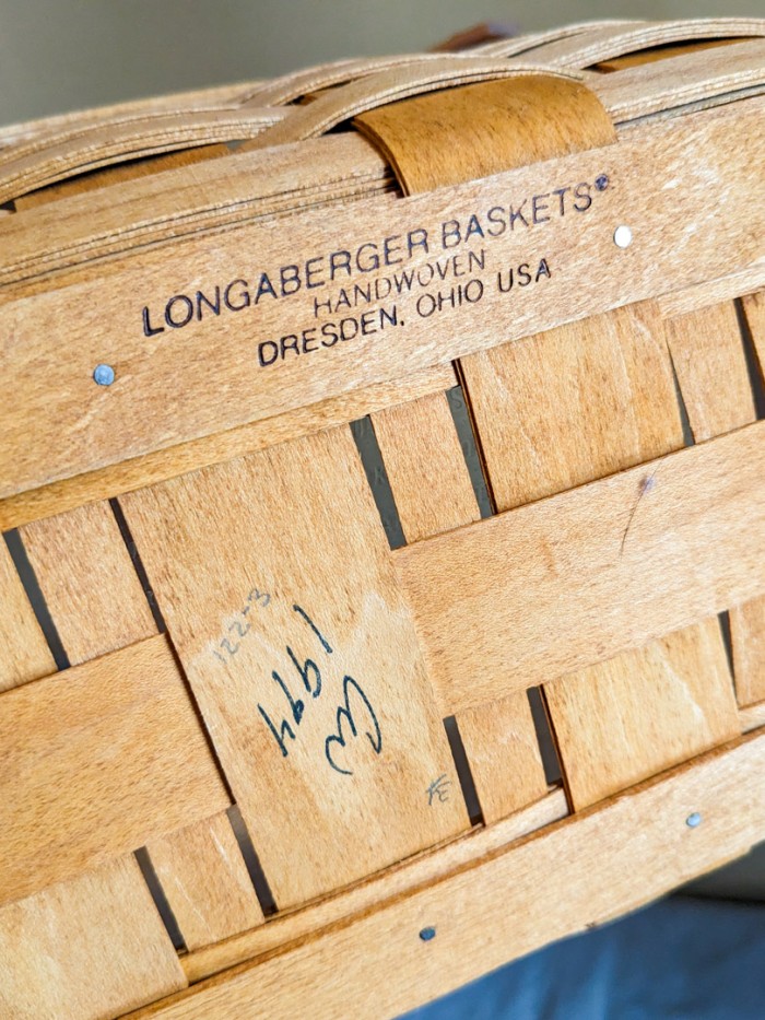 224. (2) Longaberger Baskets - Image 3