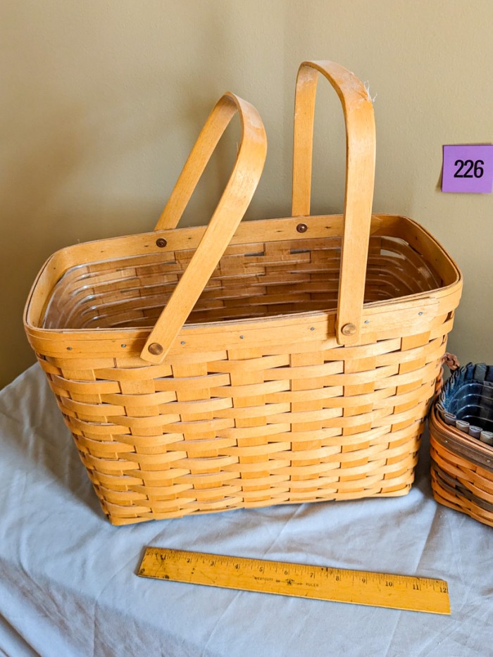 226. (2) Longaberger Baskets - Image 2