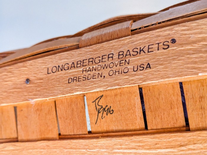 226. (2) Longaberger Baskets - Image 6