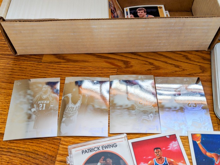 244. Basketball Cards + David Robinson Poster - Image 2