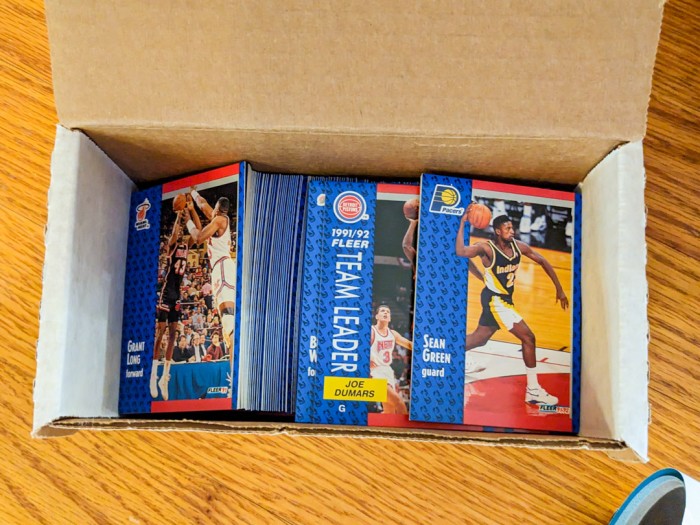 244. Basketball Cards + David Robinson Poster - Image 3