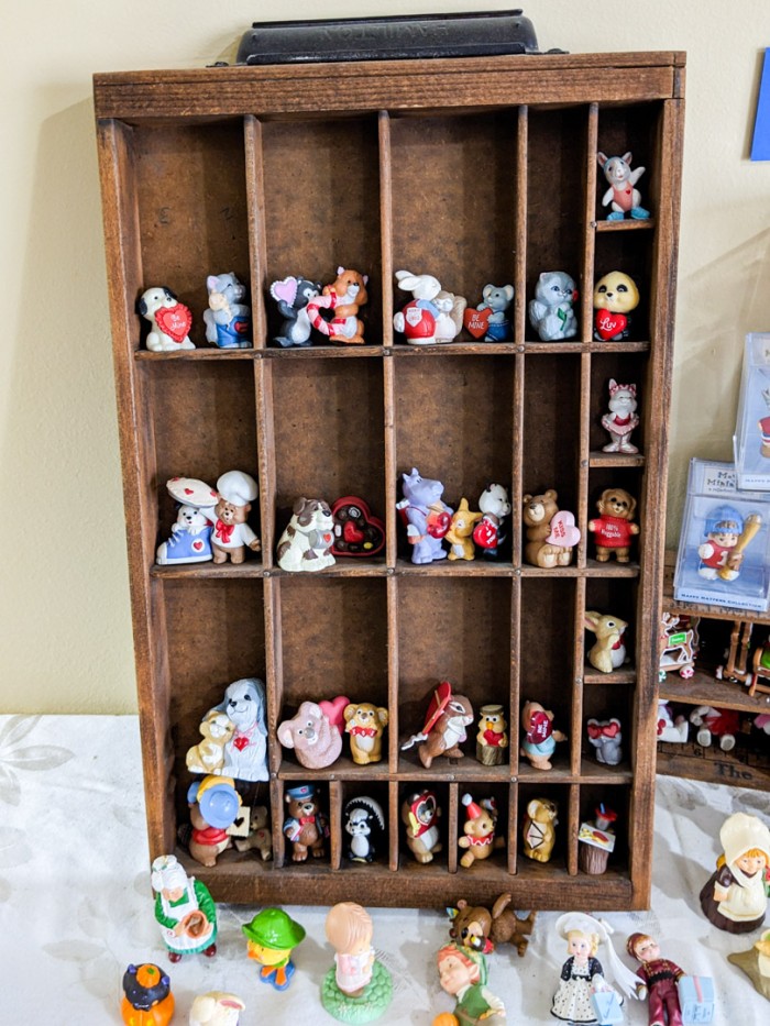 245. Hallmark Miniatures in Shelves - Image 2