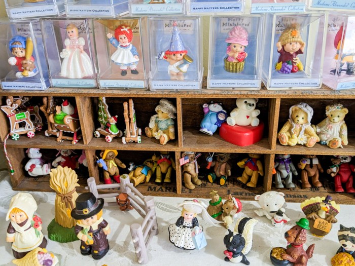 245. Hallmark Miniatures in Shelves - Image 3