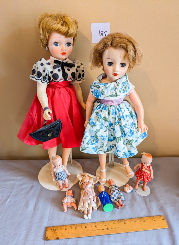 185. (10) Vintage Dolls