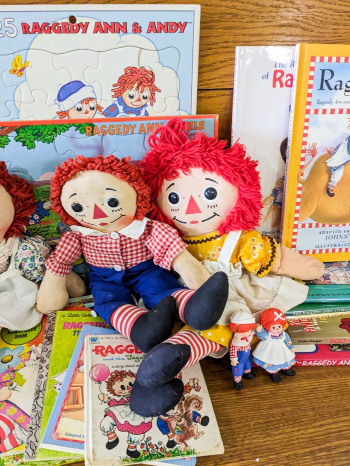 248. Raggedy Ann Dolls, Books + Puzzle - Image 12