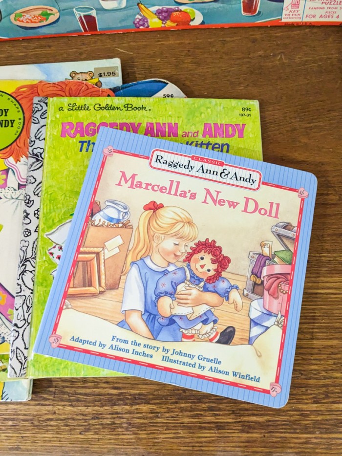 248. Raggedy Ann Dolls, Books + Puzzle - Image 6