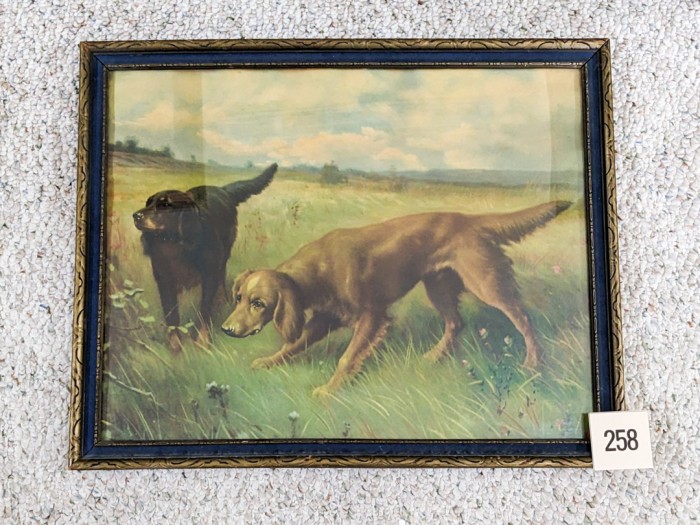 258. Vintage Dog Print