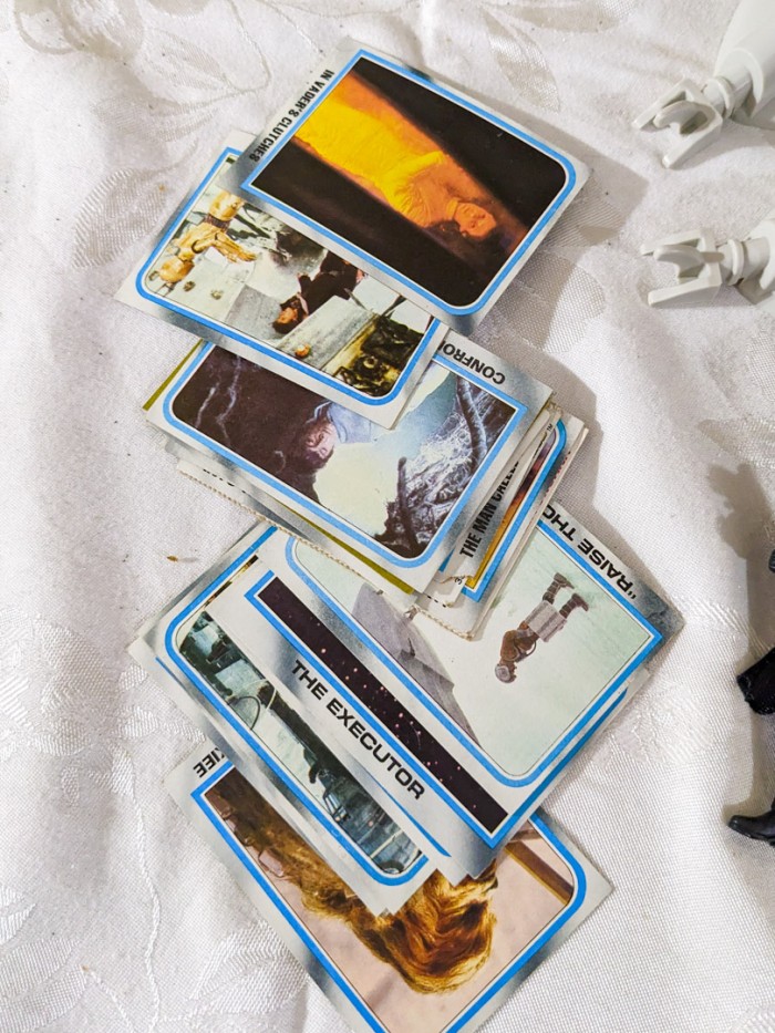 285. Star Wars Figures, Vehicle + Cards - Image 6