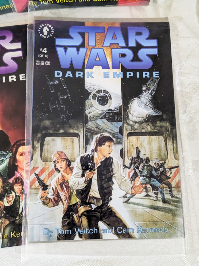 286. (4) Star Wars Dark Empire Comics - Image 2