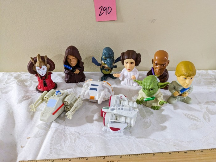 290. Star Wars Figures + Toys