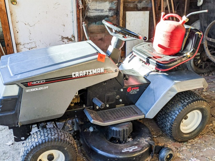 99. Craftsman Riding Mower - Image 2