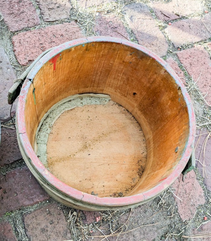 108. Antique Firkin, Kraut Cutter + Metal Bowl - Image 3