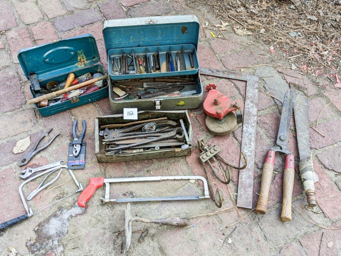 112. Vintage Tools