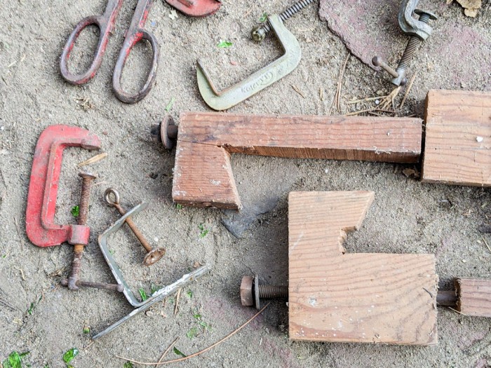 114. Vintage Clamps, Vise + Tools - Image 7