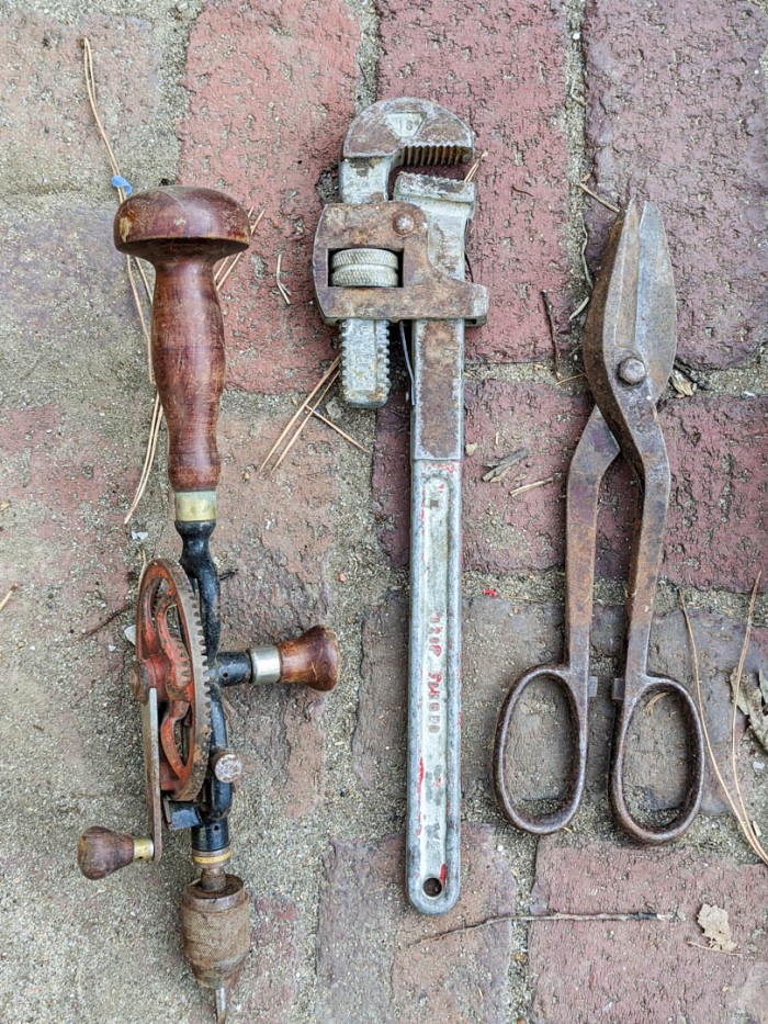 115. (5) Antique Tools - Image 6