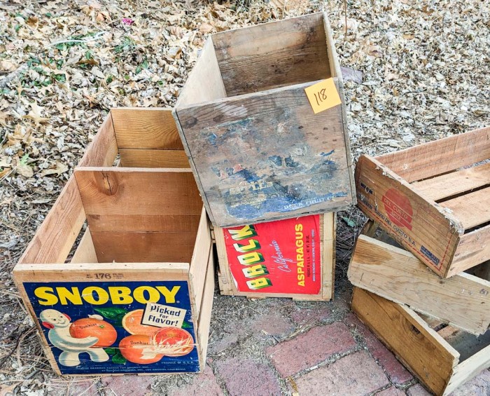 118. (6) Vintage Fruit Crates - Image 2