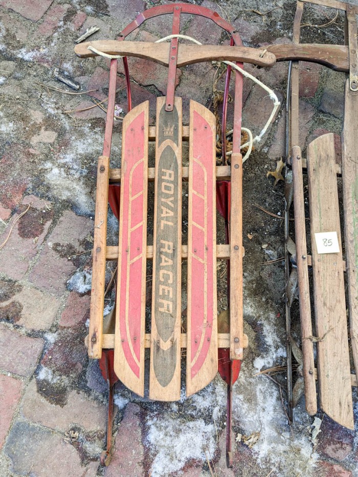 85. Vintage Royal Racer + Speed King Sleds - Image 2