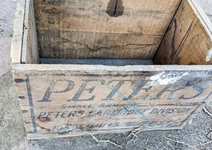 119. Vintage Peters Cartridge Crate - Image 4