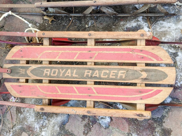 85. Vintage Royal Racer + Speed King Sleds - Image 7