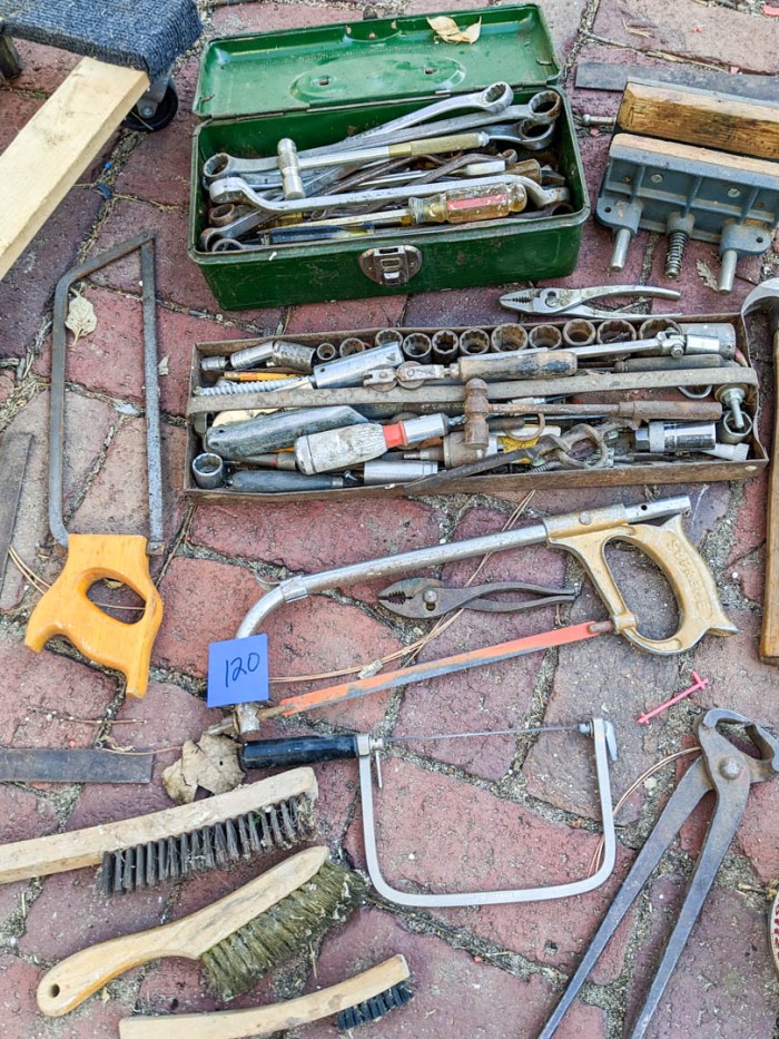 120. Vintage Tools + Tool Boxes - Image 5