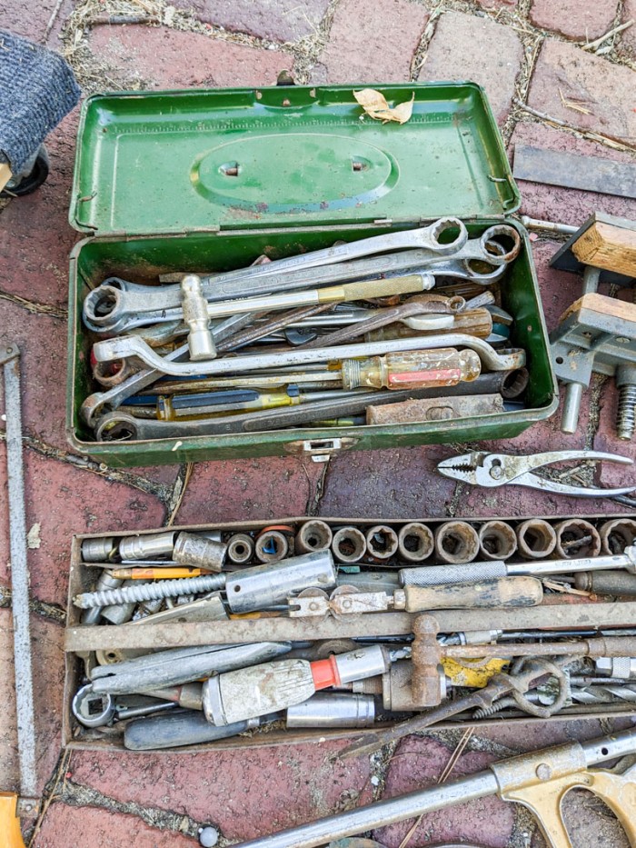 120. Vintage Tools + Tool Boxes - Image 8