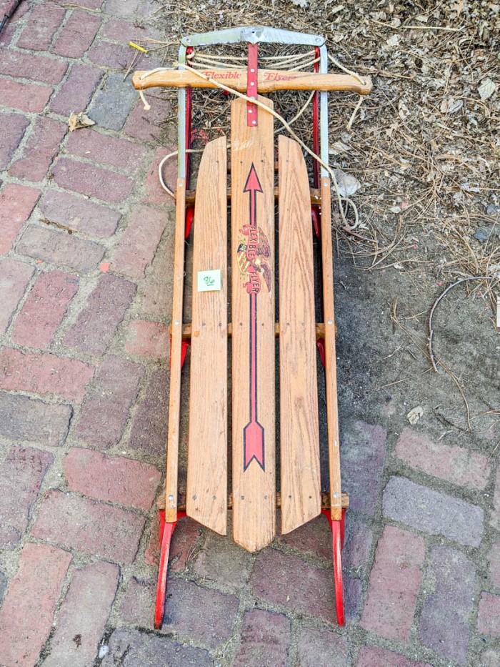 86. Vintage Flexible Flyer Sled