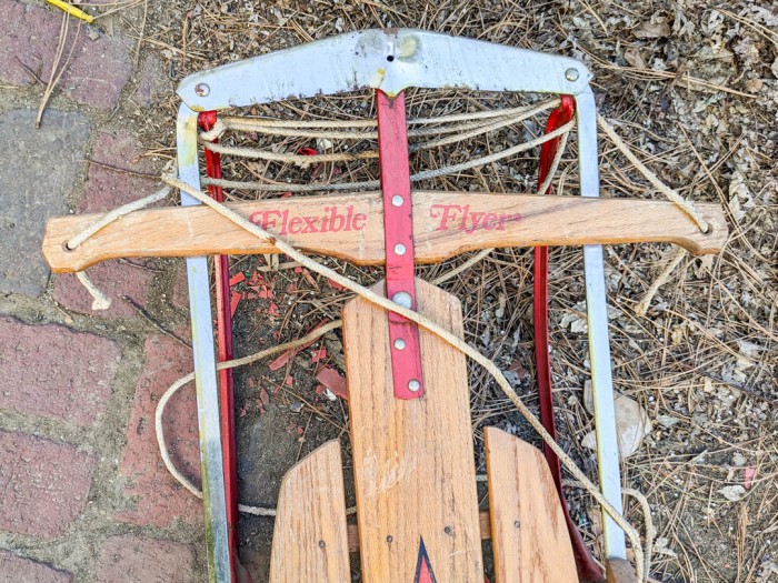 86. Vintage Flexible Flyer Sled - Image 4