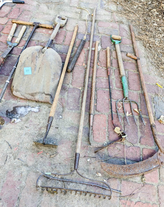 97. (11) Antique Garden Tools - Image 2